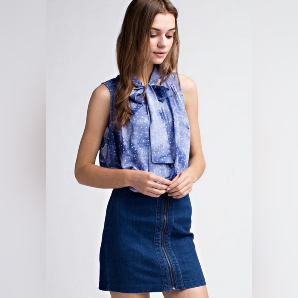 NWT! Starlight Ribbon Tie Tank Top
